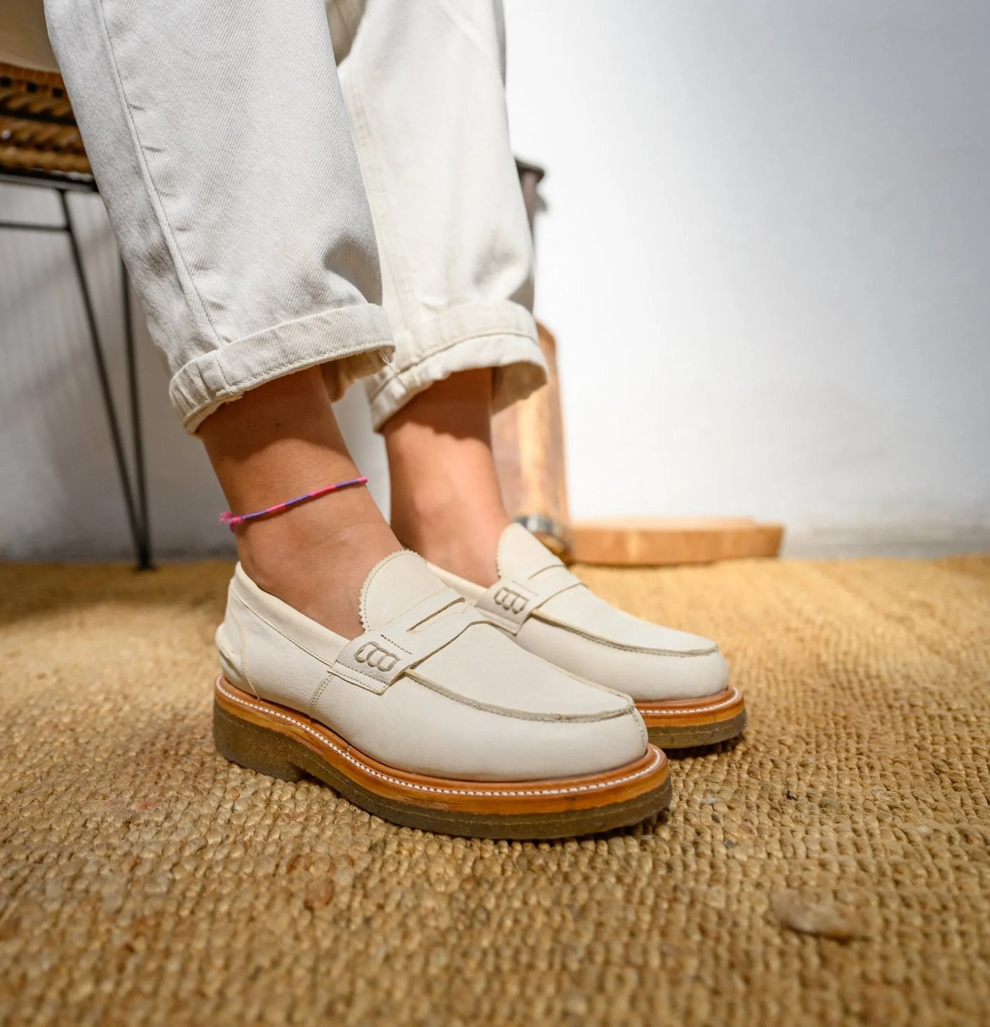 Jack Penny Loafers Eco White (MTO)