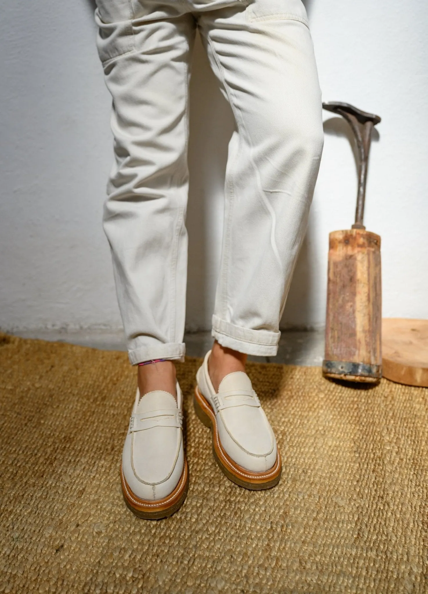 Jack Penny Loafers Eco White (MTO)