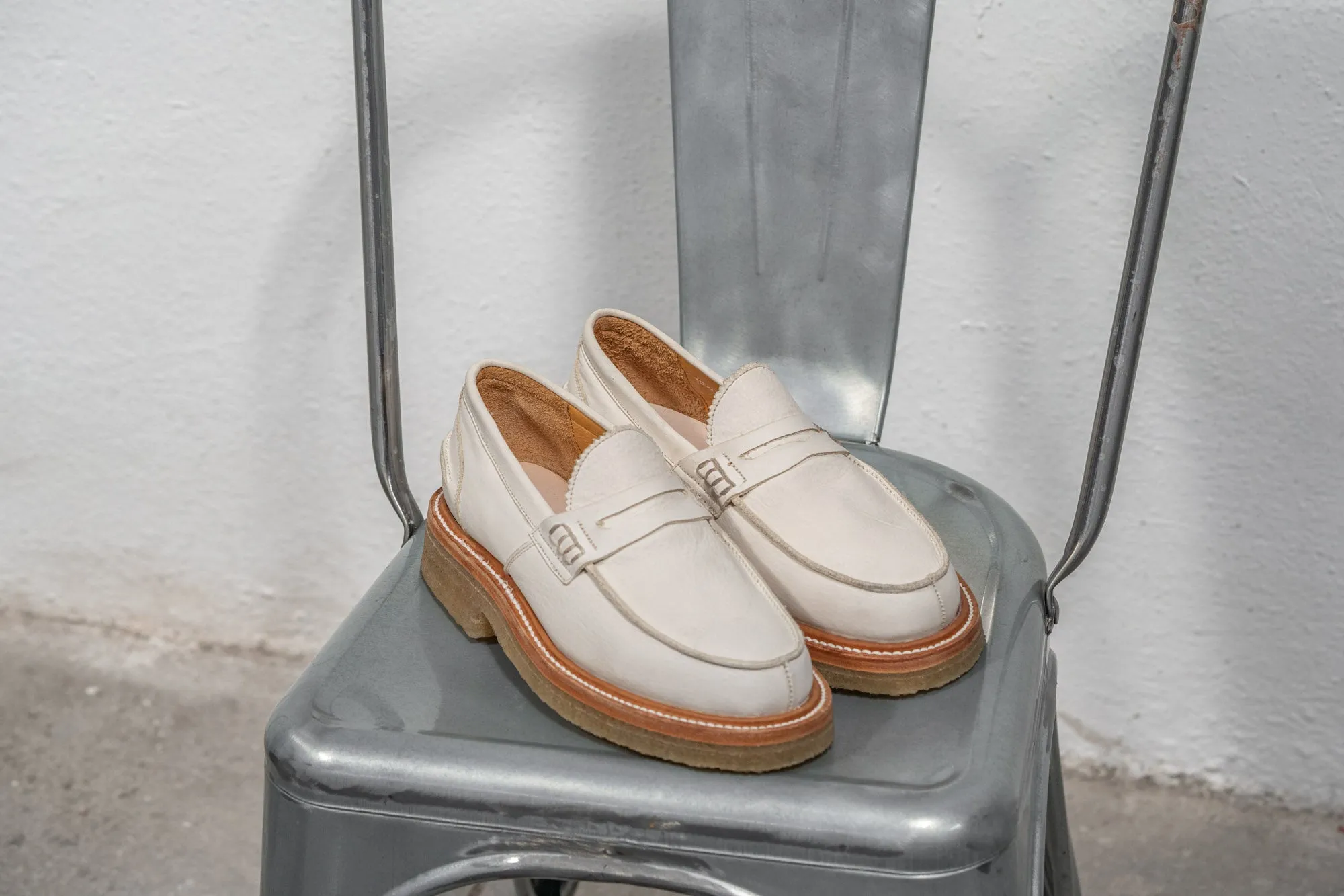 Jack Penny Loafers Eco White (MTO)