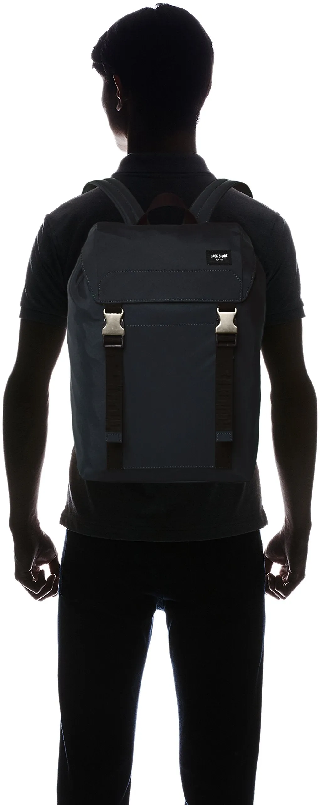 Jack Spade Men's Tech Travel Nylon Army Backpack  