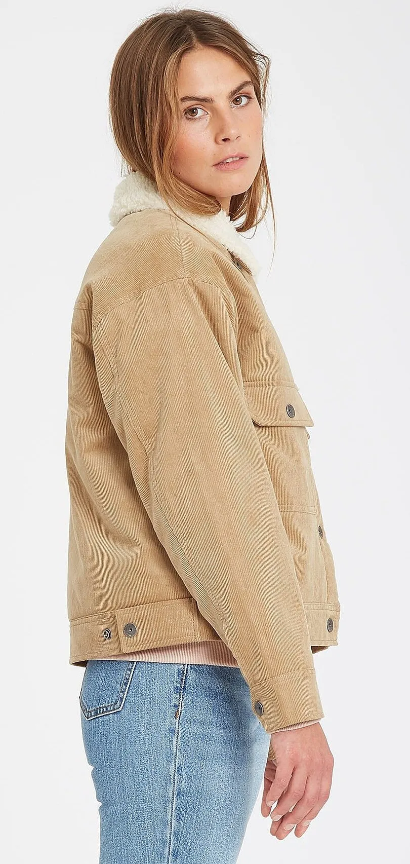 jacket Volcom Weaton - Dark Khaki - women´s
