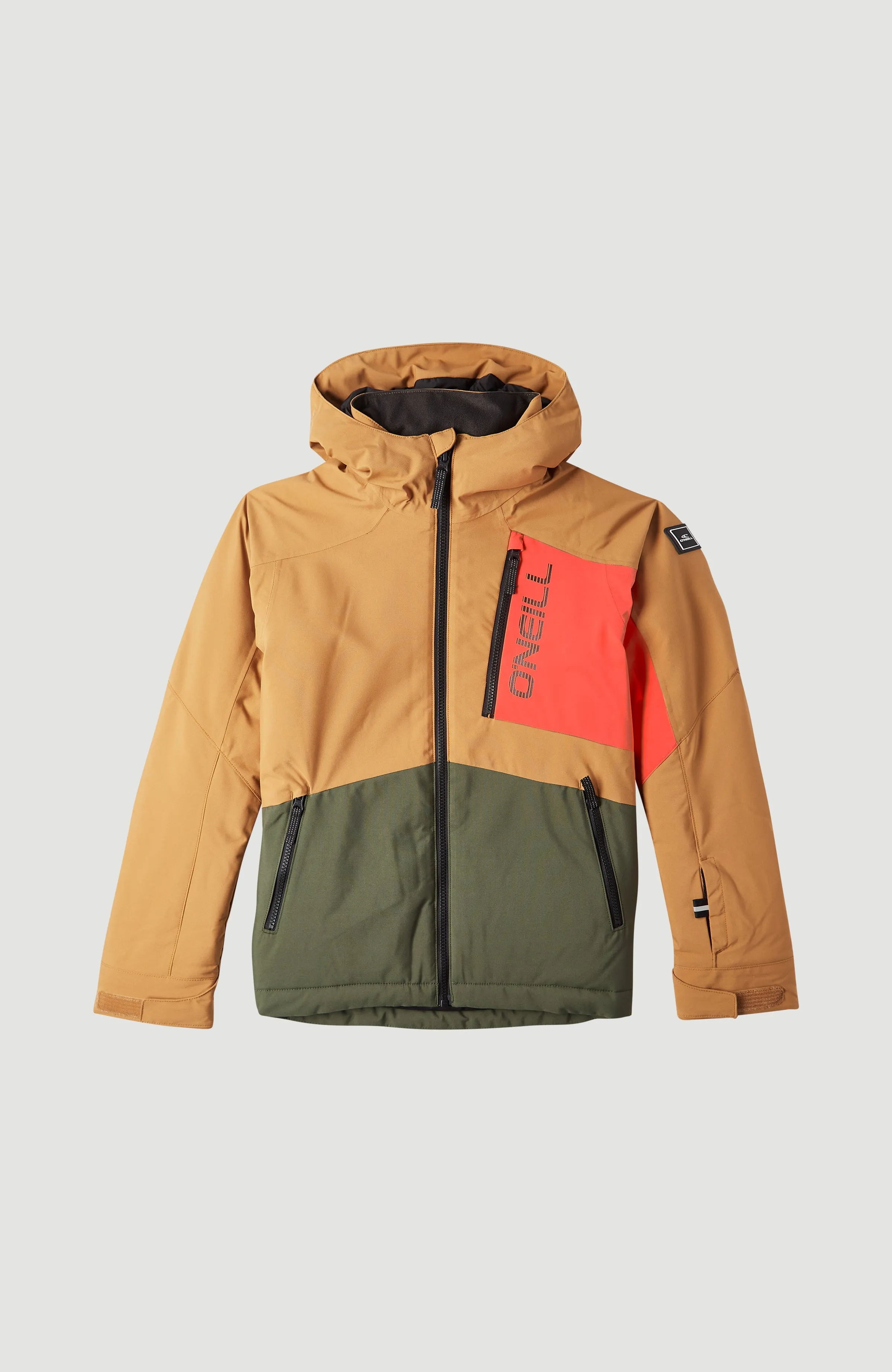 JACKSAW JACKET | Rich Caramel Colour block
