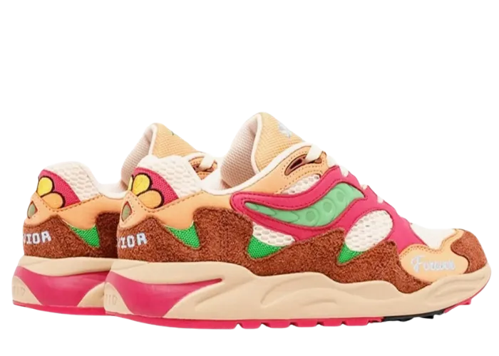Jae Tips x Saucony Men's Grid Shadow 2 - Brown/Brown