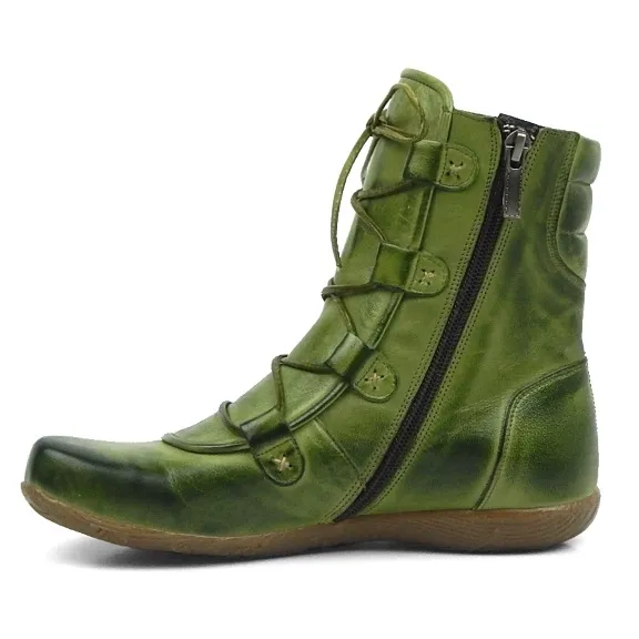Jafa 182 Mid Calf Boot Green