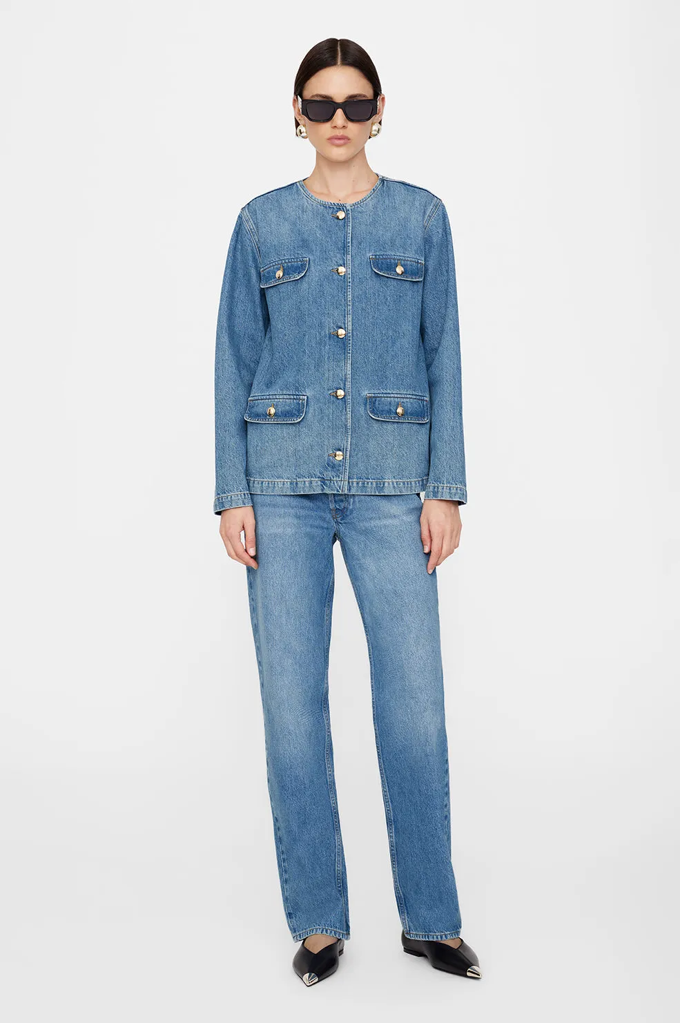 Janet Jacket - Atlantic Blue