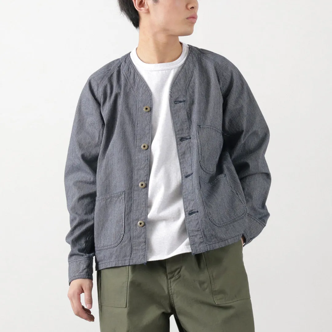JAPAN BLUE JEANS（ジャパンブルージーンズ） RJB4124 別注 ヒッコリー エンジニアジャケット / メンズ ライトアウター ワーク 日本製 ENGINEERS JACKET