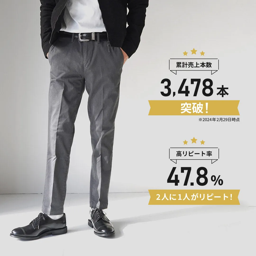 JAPAN BLUE JEANS（ジャパンブルージーンズ） 別注 RJB4600 オフィサー テーパード トラウザー / フレンチワーク チノパン 細身 スリム ストレッチ メンズ 岡山 日本製