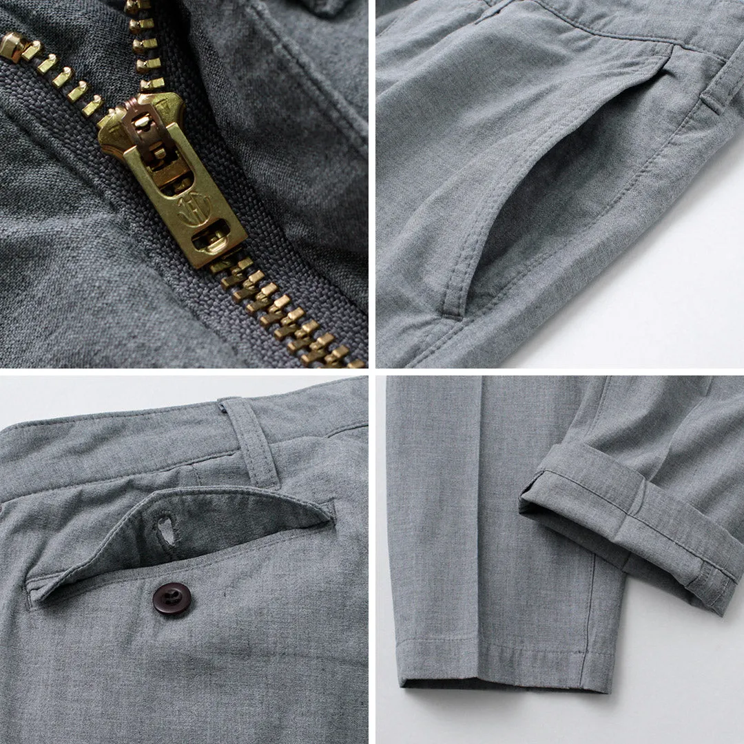 JAPAN BLUE JEANS（ジャパンブルージーンズ） 別注 RJB4670 ネオ ブリージー オフィサーテーパード トラウザー / メンズ / スラックス / レーヨン / ストレッチ / 日本製
