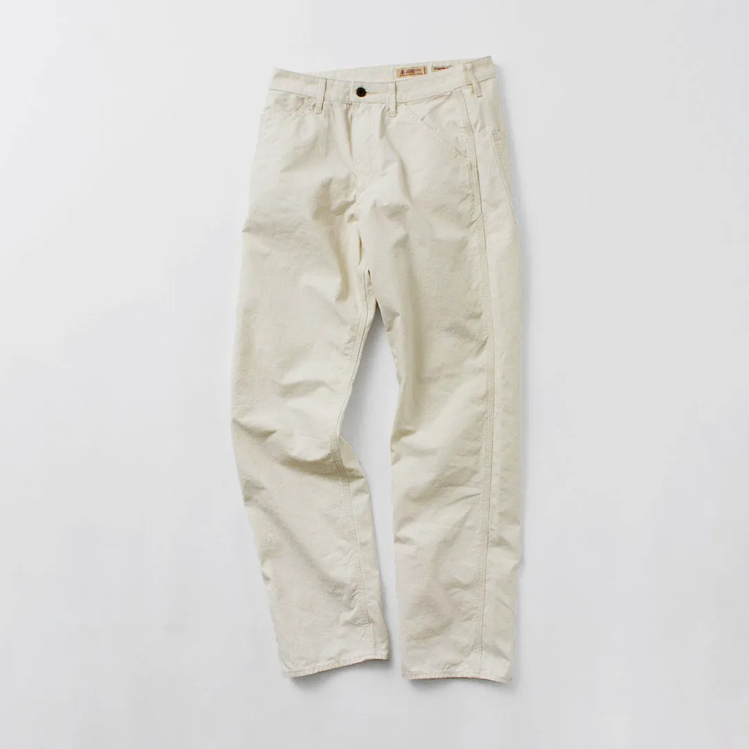 JAPAN BLUE JEANS（ジャパンブルージーンズ） 別注 備前壱号 ネップ Lポケット ワークパンツ / メンズ ボトムス ロング ストレート 日本製 綿100 コットン