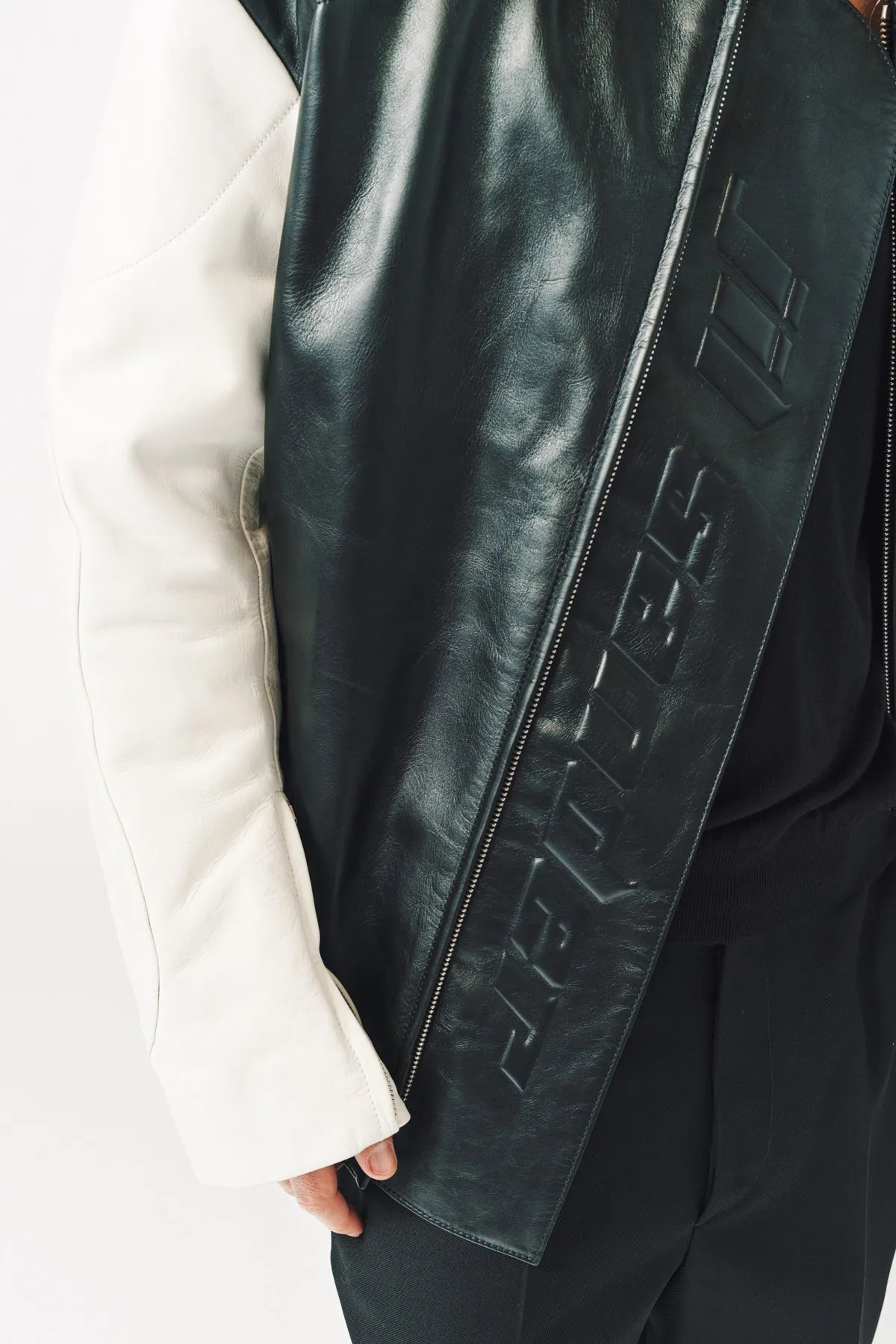 JIL SANDER | LEATHER BIKER JACKET