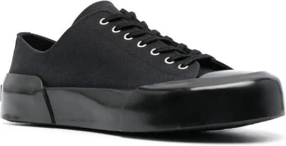 Jil Sander lace-up low-top sneakers Black