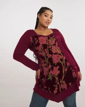 Joe Browns Red Dashing Devore Tunic | Simply Be