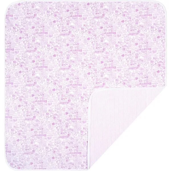 Joy Street Kids New York City Baby Blanket, Pink