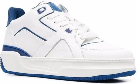 Just Don contrast-trim sneakers White