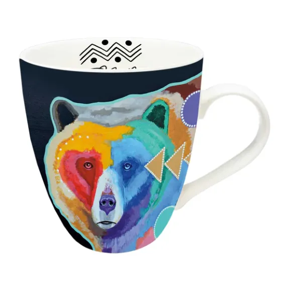 Just Thinking mug by artist John Balloue