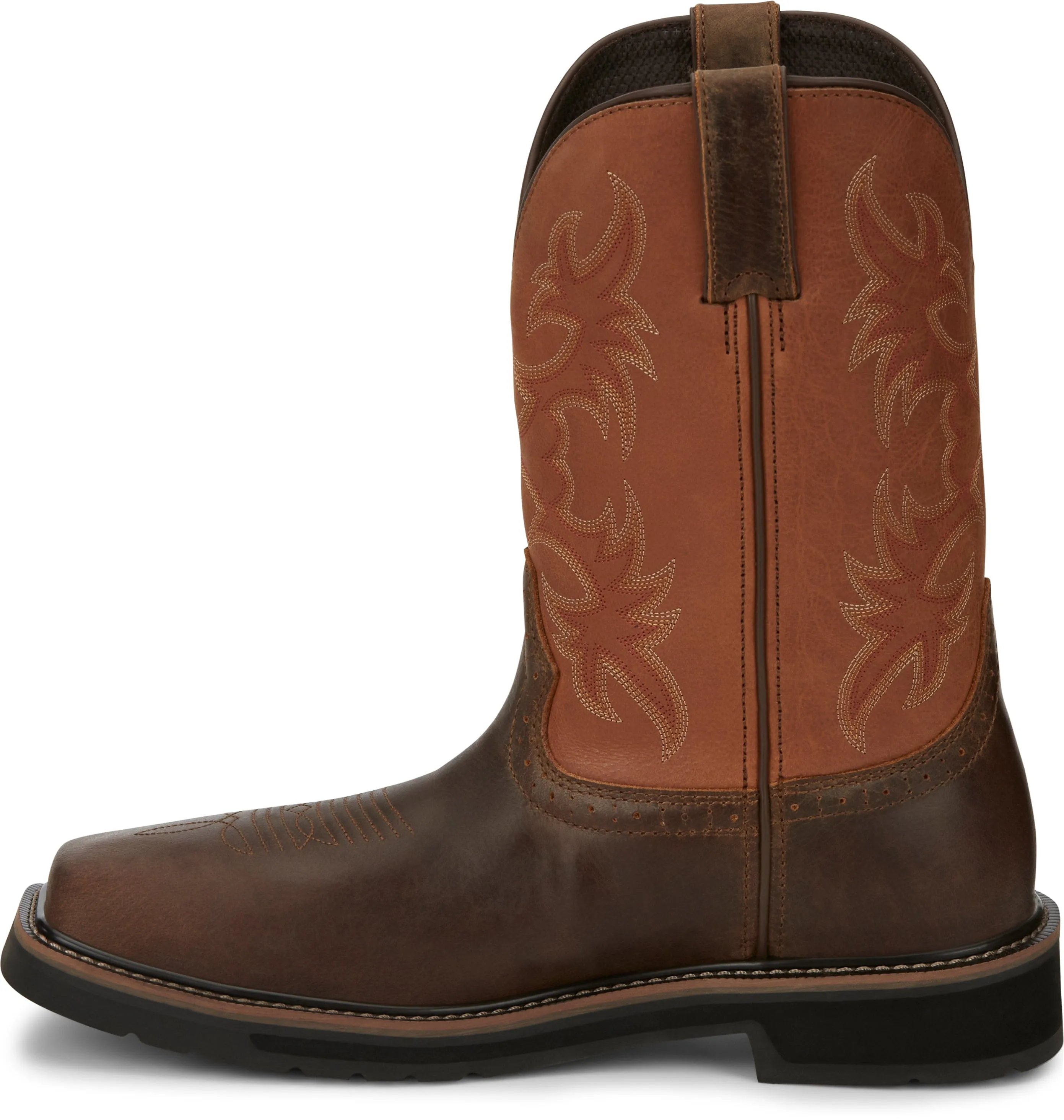Justin Men's Actuator Brown Composite Toe Static Dissipative Work Boot SE4300
