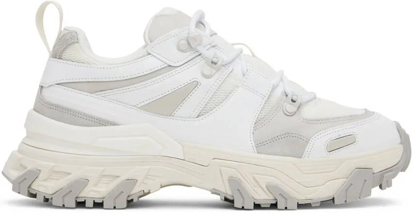 Juun.J White 4 Layered Sneakers