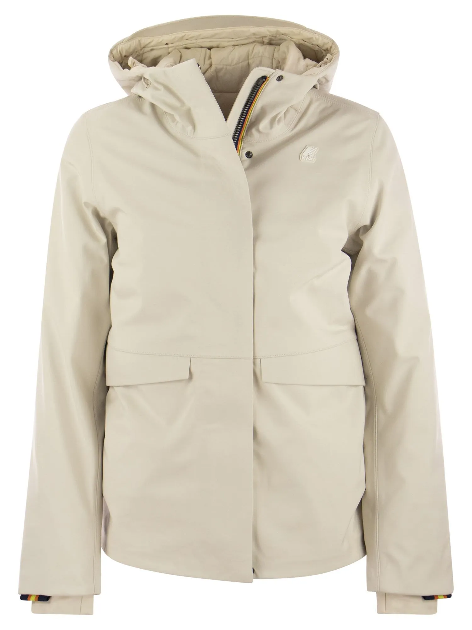 K Way    K Way Dorel Bonded Hooded Jacket
