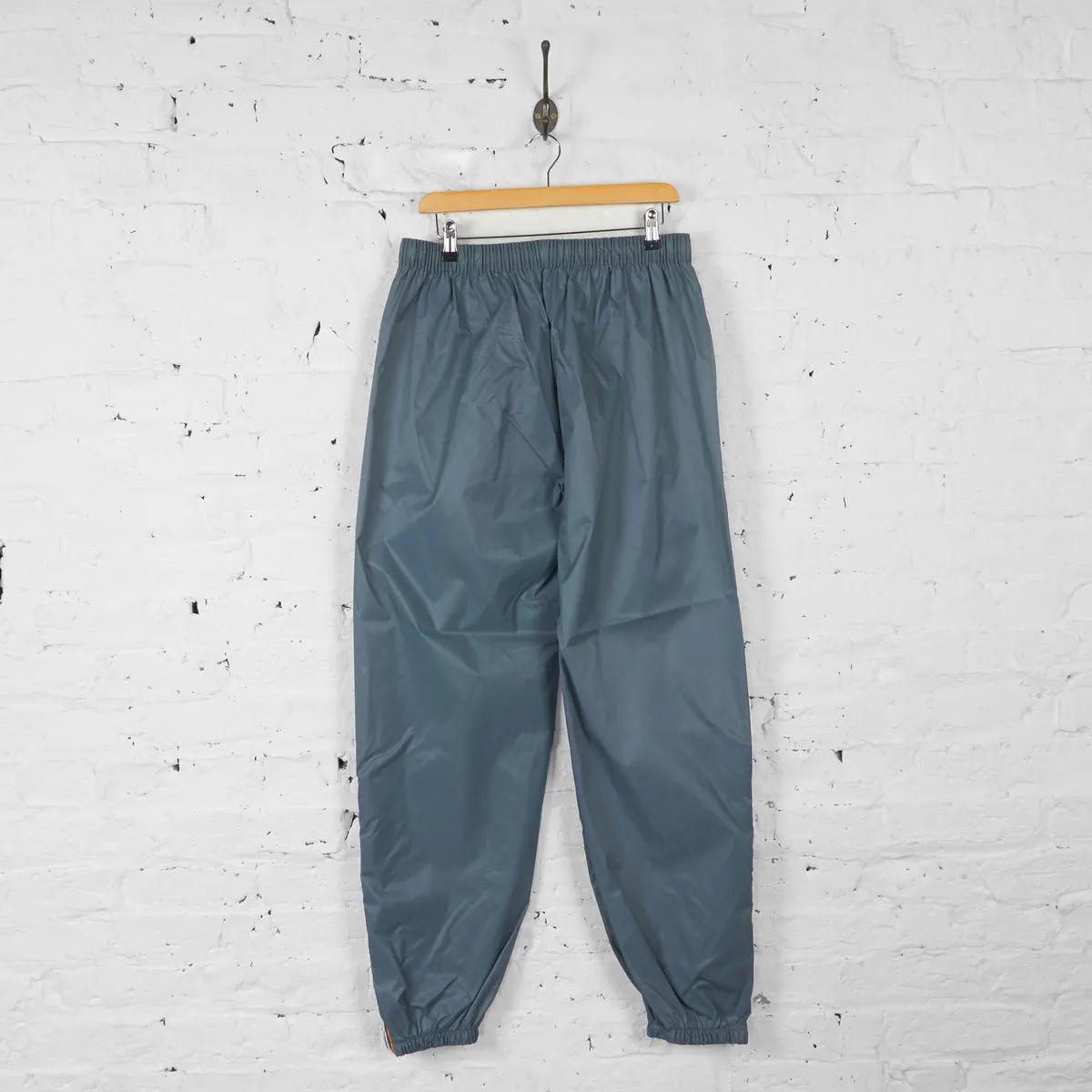 K-Way Waterproof Tracksuit Bottoms - Grey - L