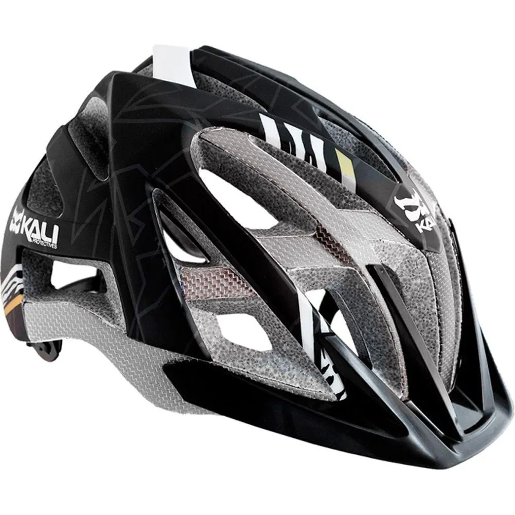 Kali Avita Composite MTB Helmet - Zebra - Black