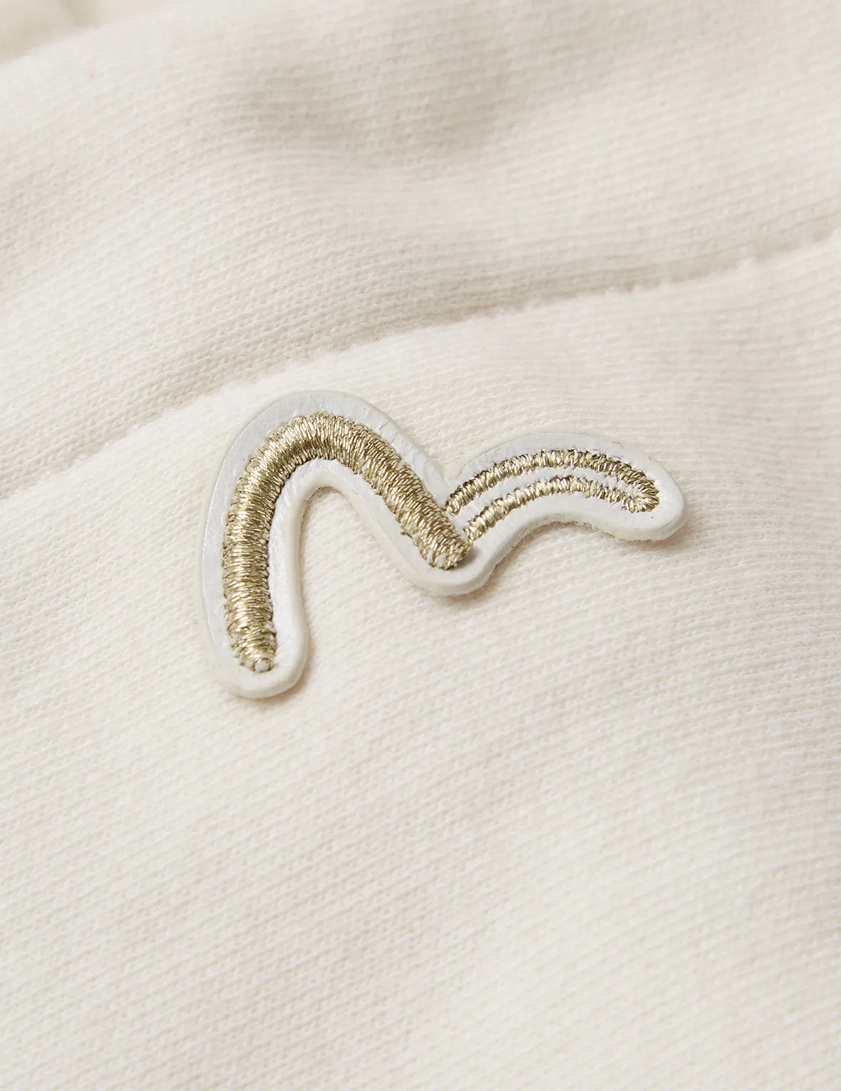 Kamon and Logo Embroidered Hoodie