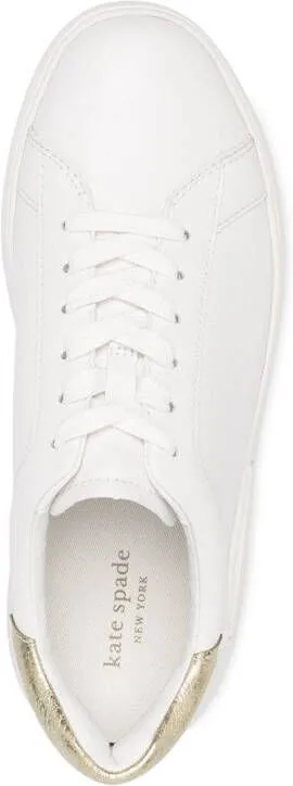 Kate Spade low-top lace-up sneakers White