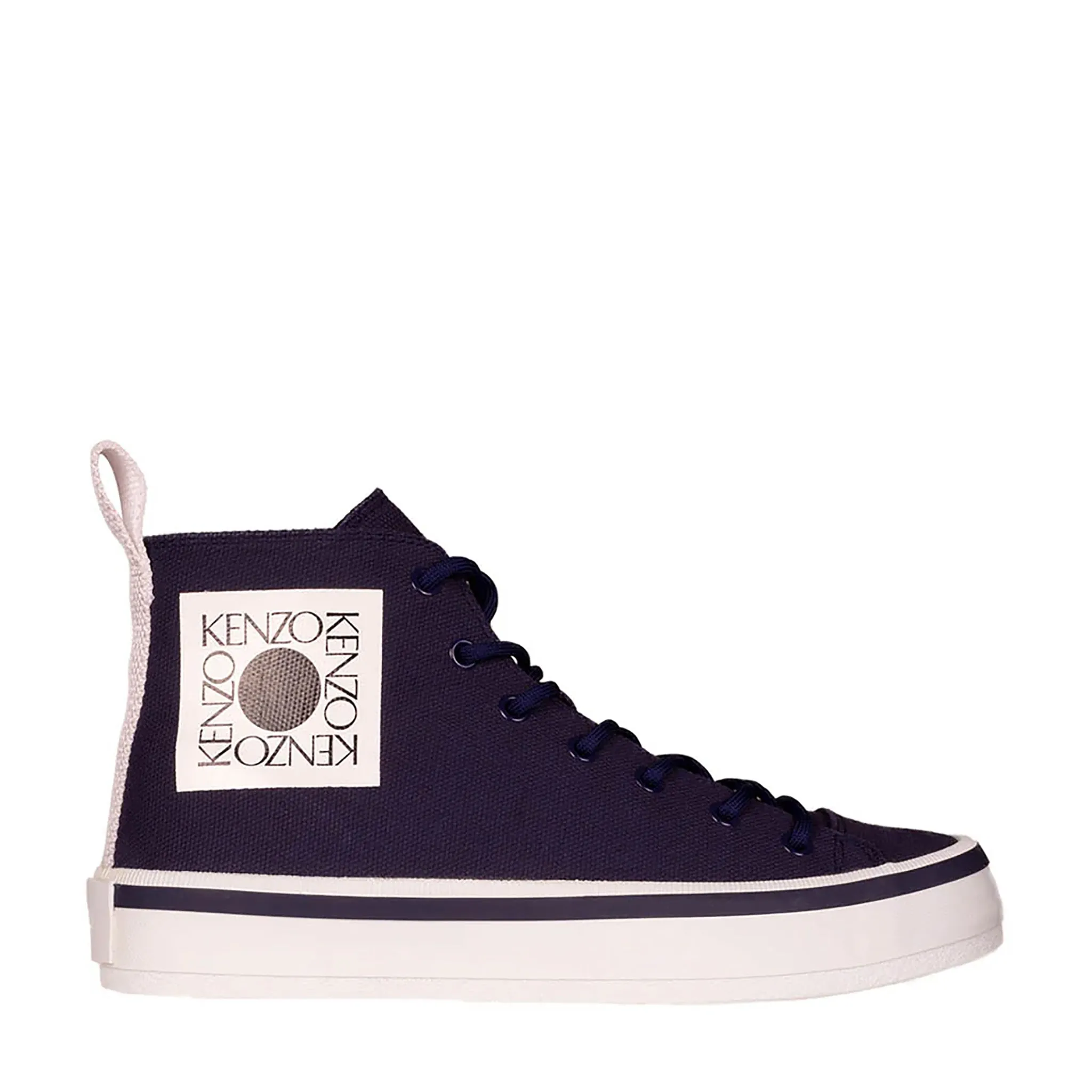 Kenzo Men's Square Logo High Top Sneakers