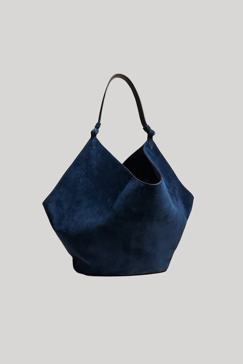 Khaite | Medium Navy Lotus Bag 