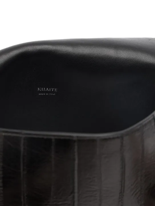 Khaite   Bobbi leather shoulder bag 