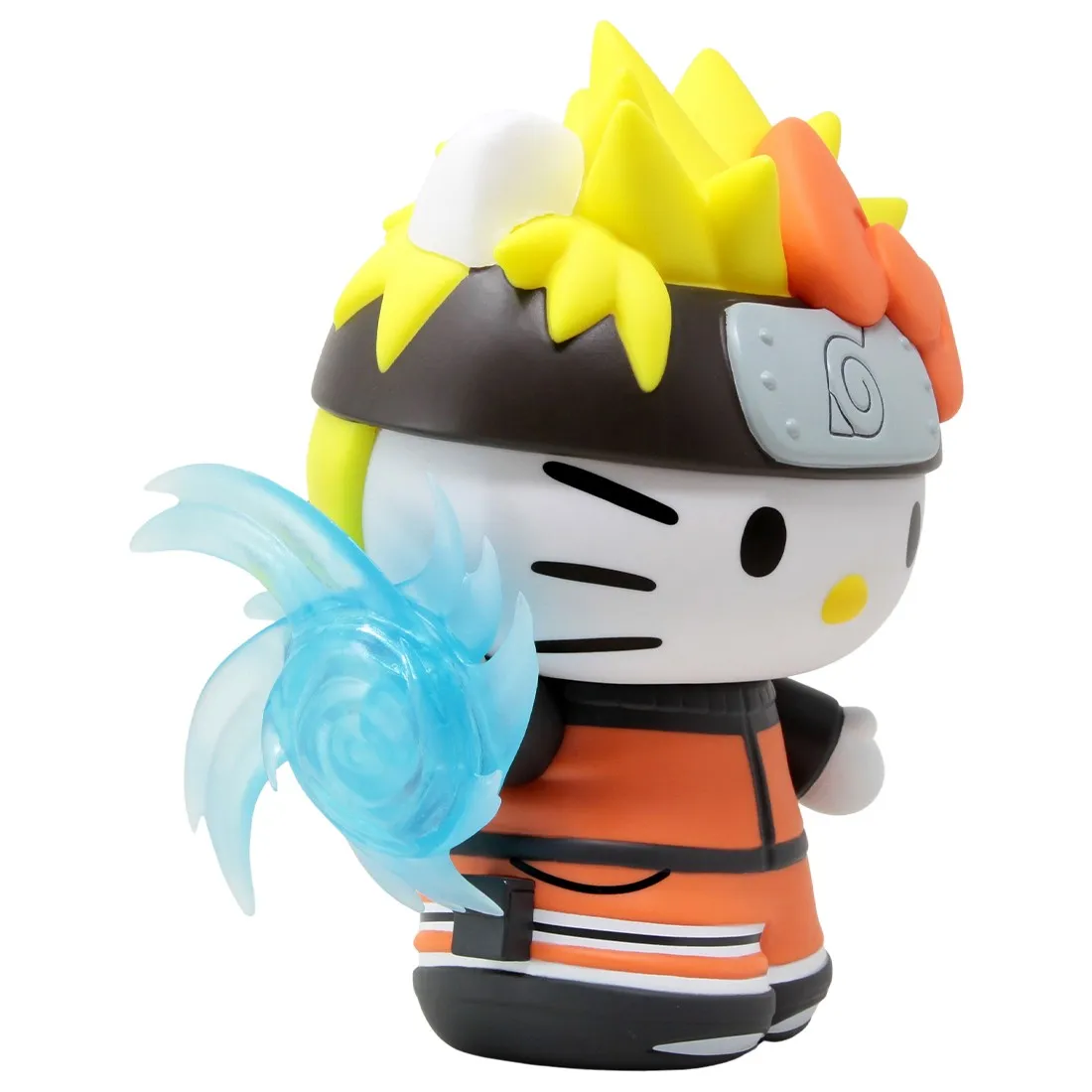 Kidrobot Naruto Shippuden x Sanrio Hello Kitty Naruto Charge 8 Inch Vinyl Figure (orange)