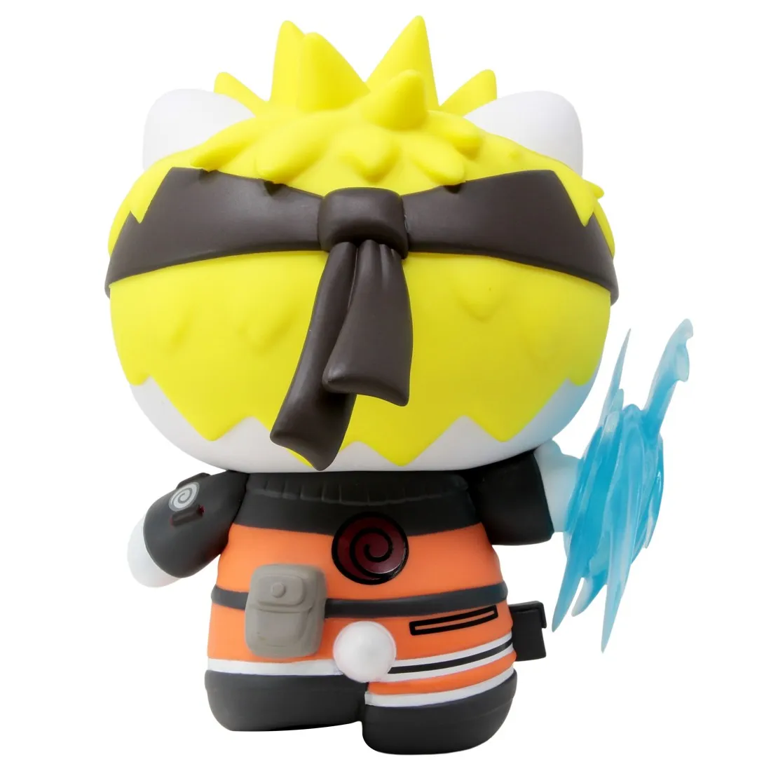 Kidrobot Naruto Shippuden x Sanrio Hello Kitty Naruto Charge 8 Inch Vinyl Figure (orange)