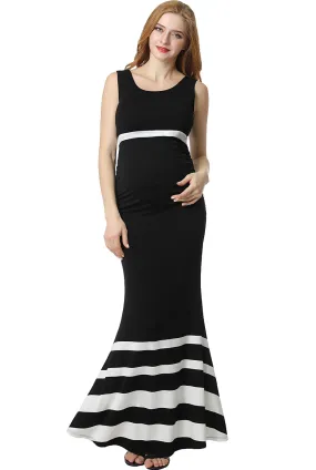 Kimi + Kai Maternity Cortana Mermaid Maxi Dress