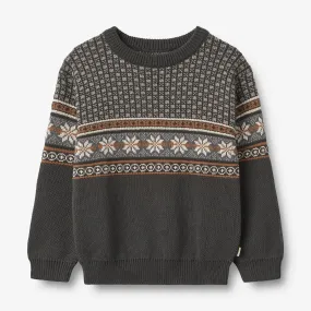 Knit Pullover Julius - raven
