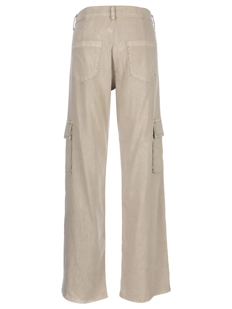 Kut Akia Wide Leg Pants With Cargo Pockets