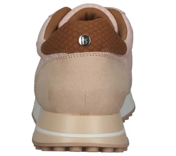 La Strada sneakers da donna per il tempo libero con similpelle, sneakers da tutti i giorni 2101457-2228 rosa/beige