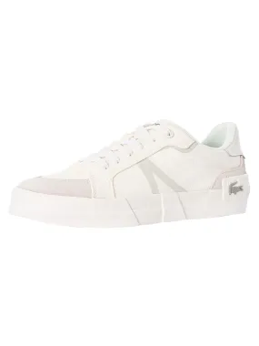 Lacoste K004 0922 1 CMA Canvas Trainers - White/White