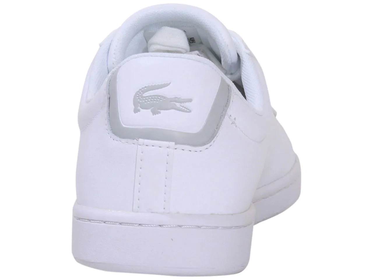 Lacoste Men's Carnaby-BL21-1 Sneakers Lace Up Low Top White/White Sz. 10