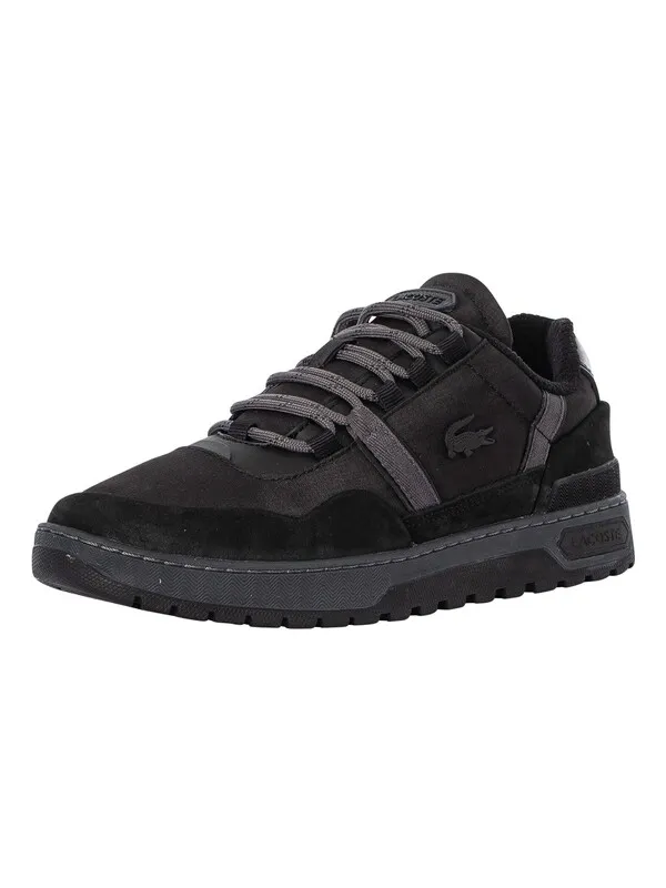 Lacoste T-Clip Winter 222 2 SMA Trainers - Black/Dark Grey