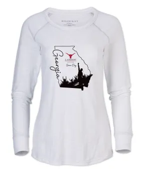 Lambert Soccer Women's Solid Preppy Patch Tee