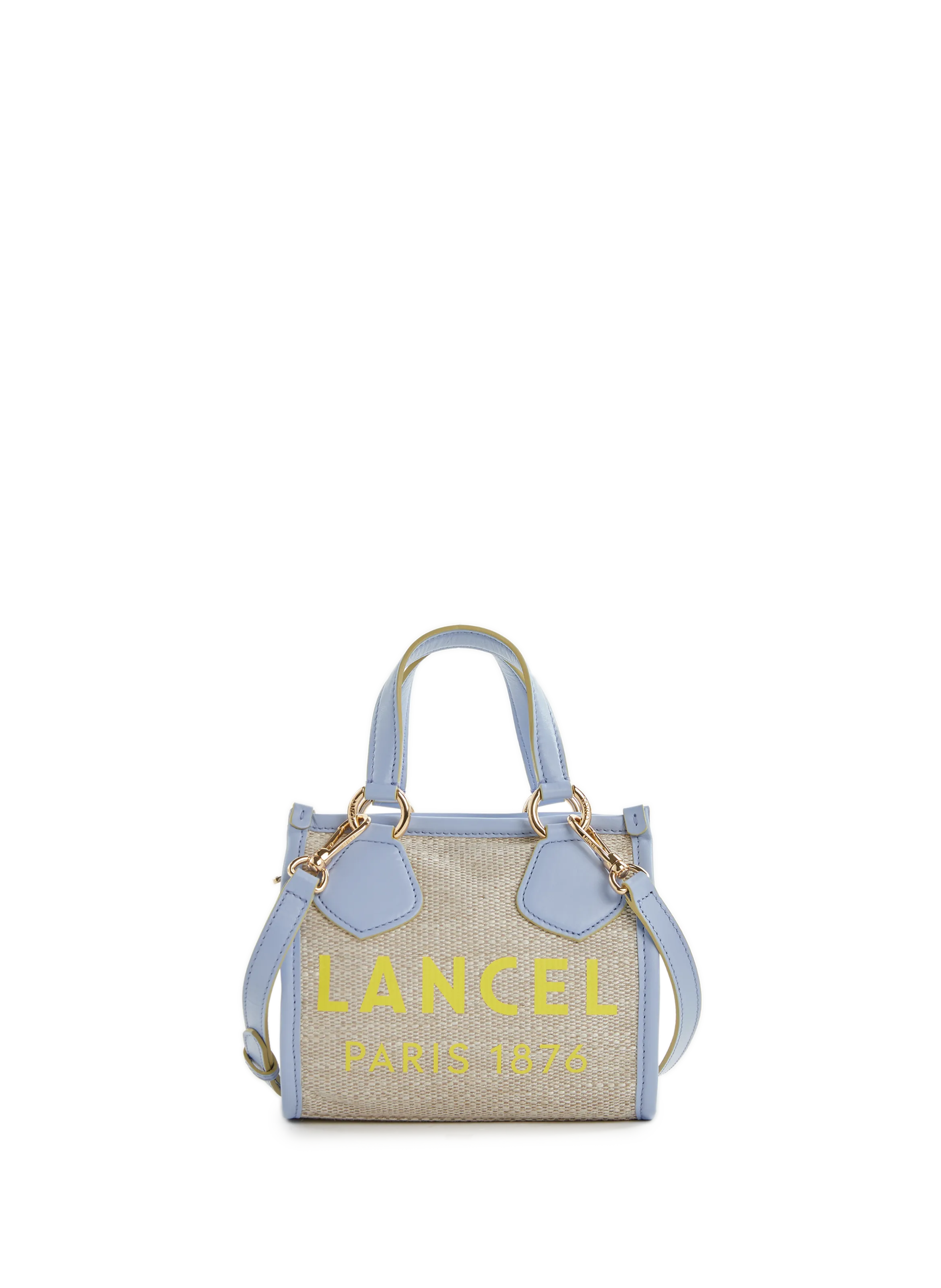 LANCEL  Summer Tote mini leather bag - Multicolour