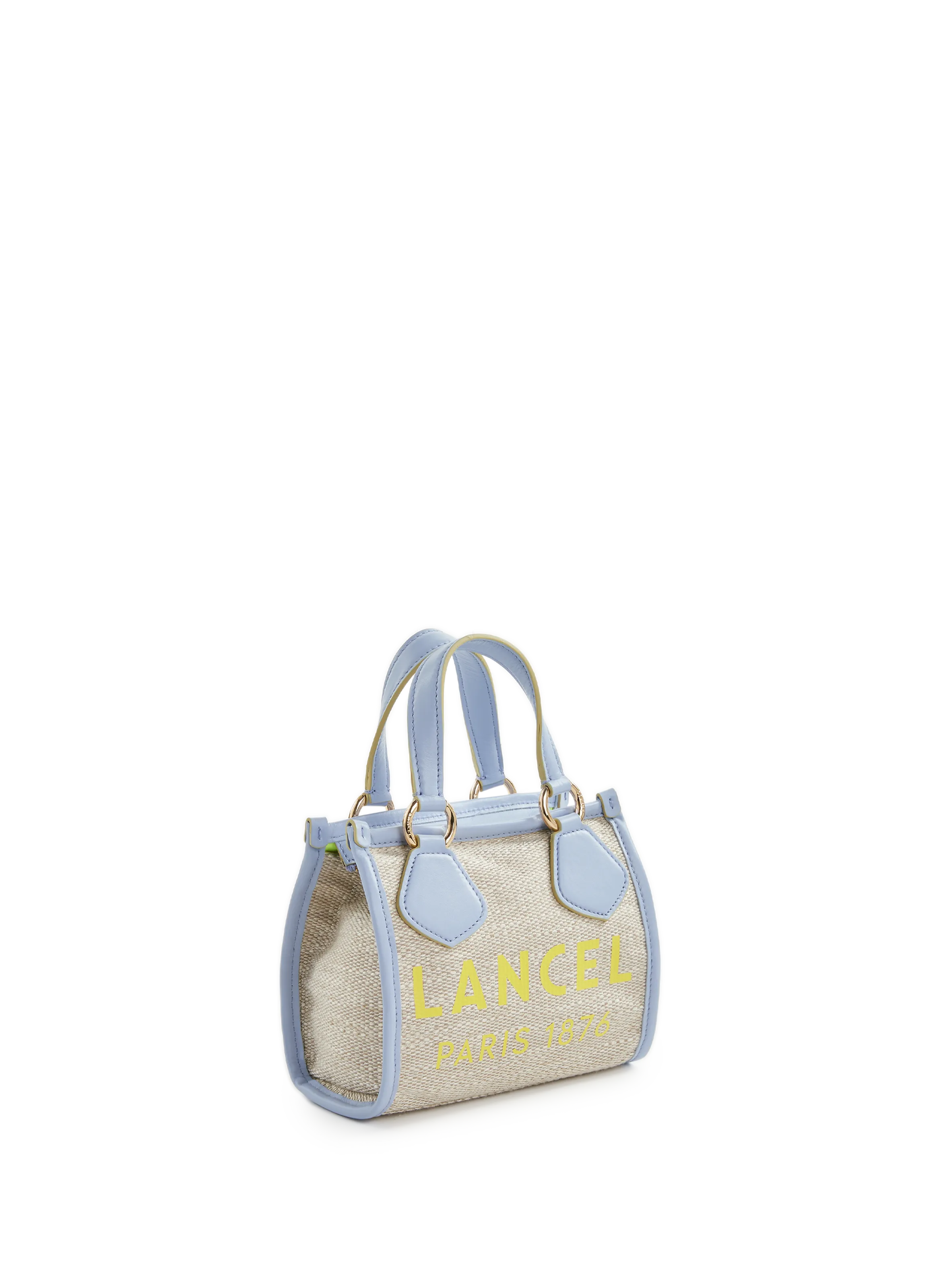 LANCEL  Summer Tote mini leather bag - Multicolour