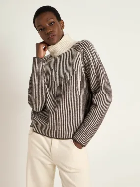 LANIUS Textured jumper (GOTS)
