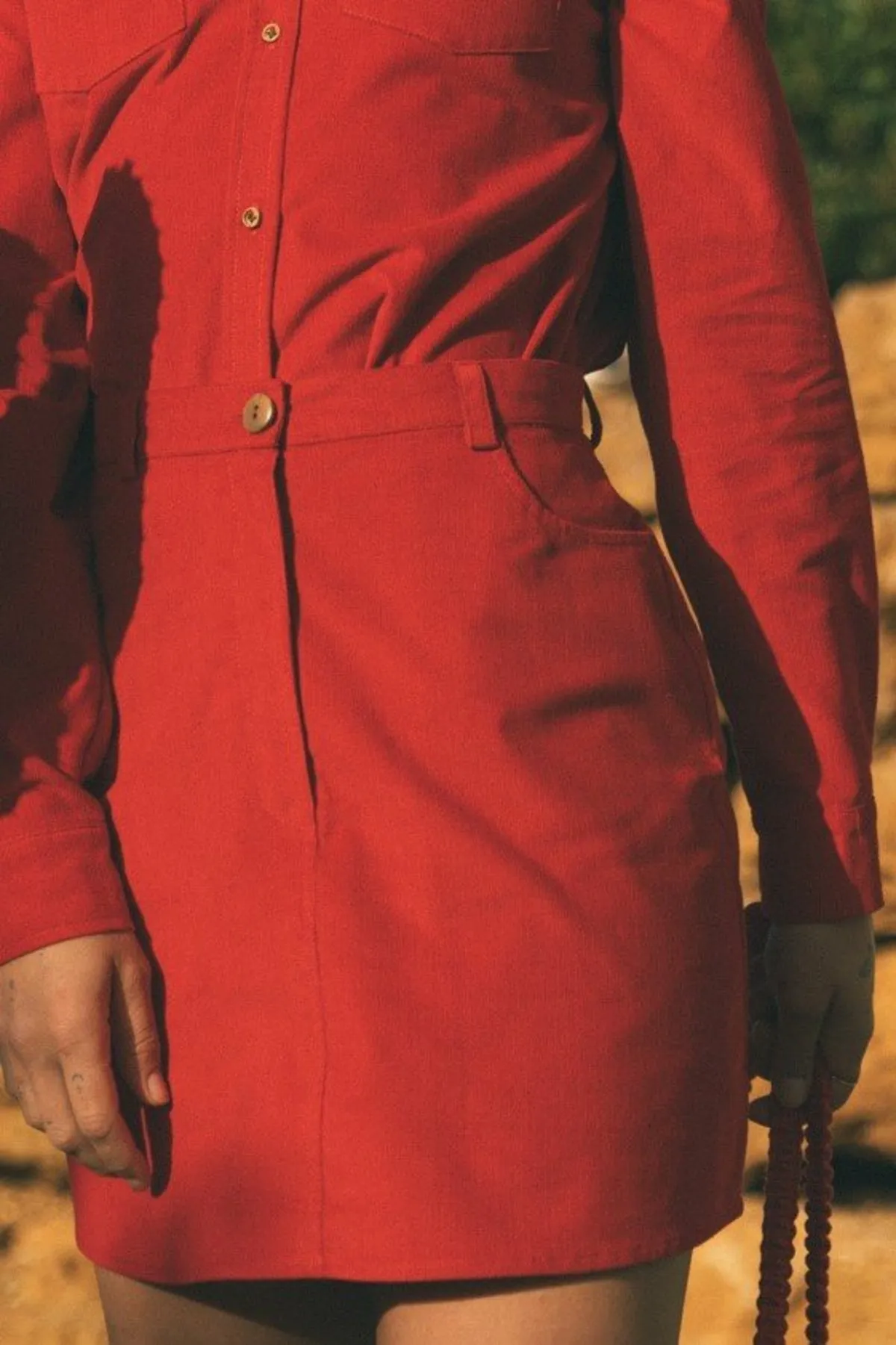 LARREA SKIRT - RED