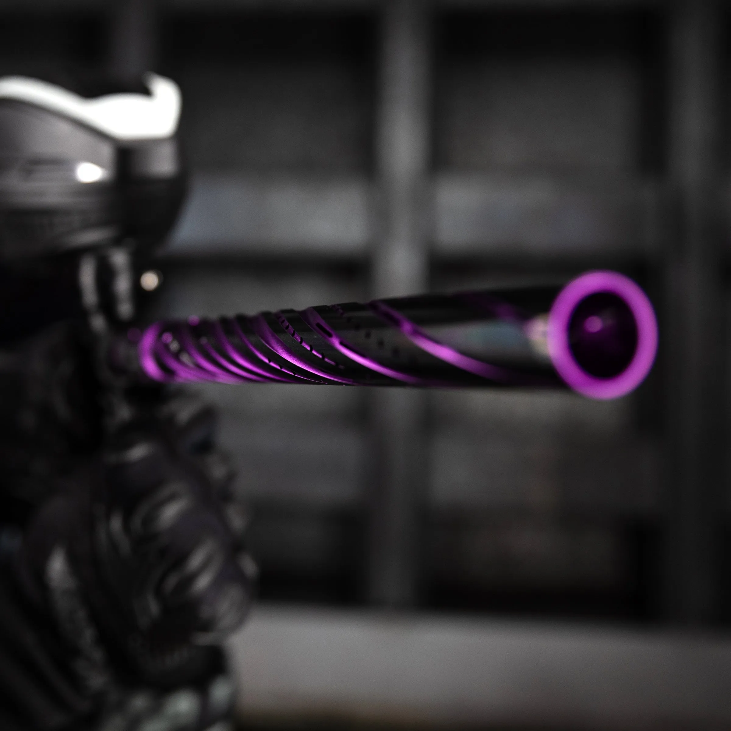 LAZR Elite Orbit Barrel Kit - 15 Dust Purple/Black Inserts - Cocker Threads