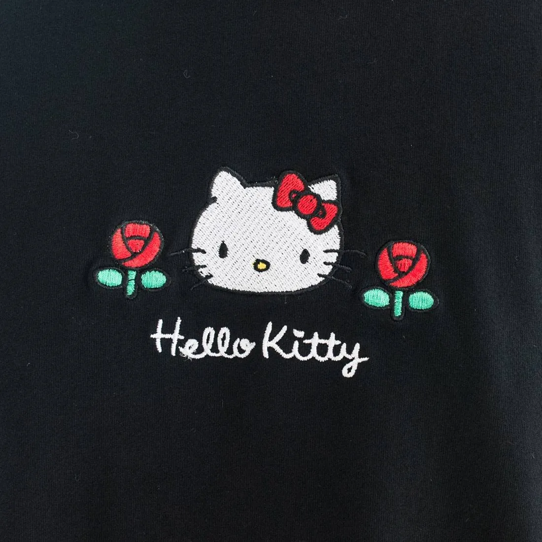 Lazy Oaf X Hello Kitty Women Oversized Tee (Black)