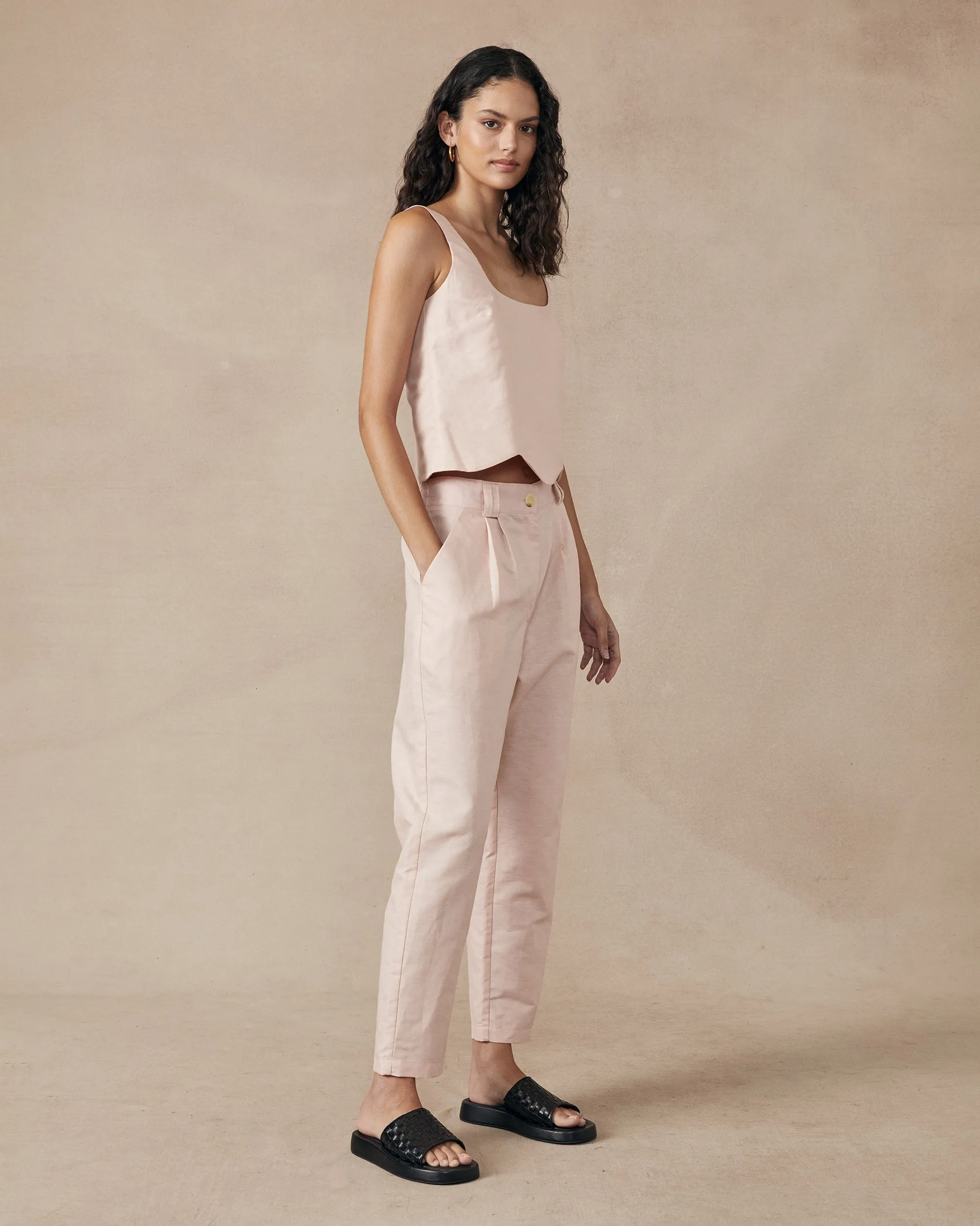 Leaf Cami Pink