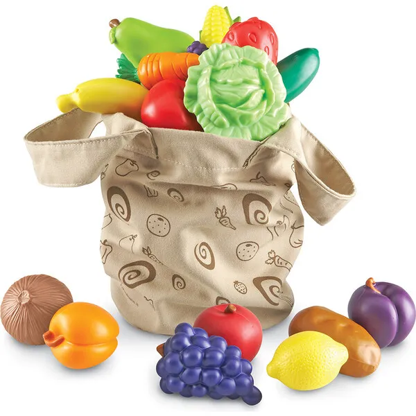 Learning Resources New Sprouts® Fresh Picked Fruit & Veggie Tote