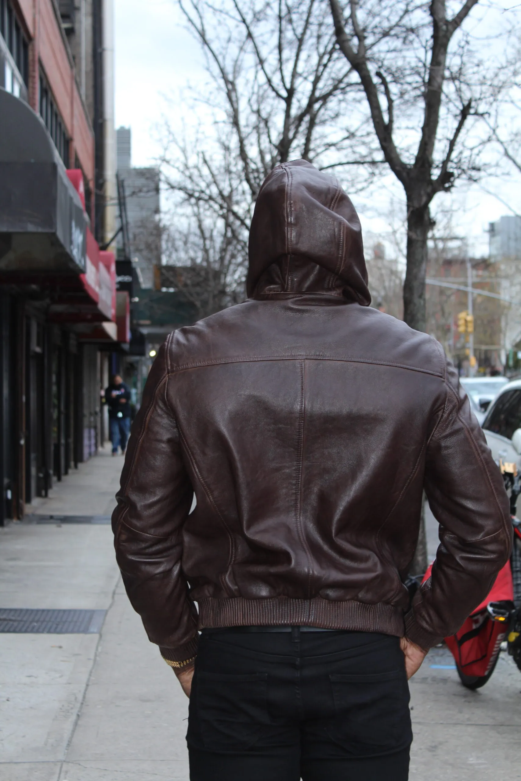 Leather Hoodie - Daniel's Leather