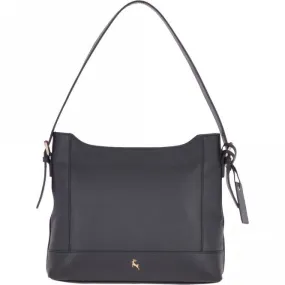 Leather Shoulder Work Bag Navy –  62429