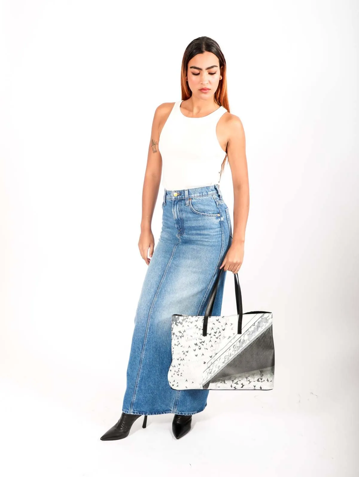 Leather Tote in Philharmonie de Paris by Jessica Murray